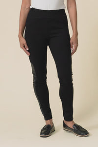 Jesse Black Trim Stretch Leggings