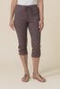 Bulimba Chocolate Cotton Capri Pants,video