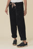 Agatti Black Drawstring Pants