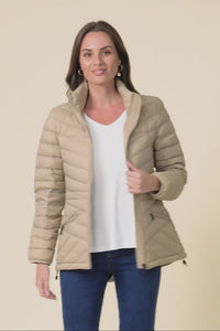 Cushla Oat Down Puffer Jacket