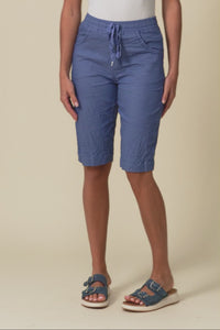Asha Blue Travel Shorts