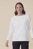 Calvin White Cotton Long Sleeve Tee,Video