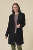Raquel Black Wool Coat