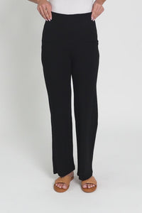 Pamela Black Bamboo Pants - Petite,Video