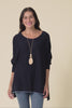Nick Navy Organic Cotton Knit Jumper