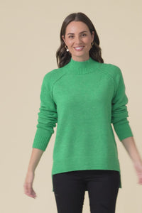 Finn Green Knit Jumper