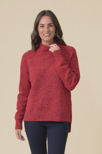 Finn Red Knit Jumper