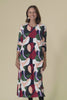 Ronja Red Abstract Cotton Pocket Dress,Video