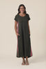 Recovery Khaki Trim Cotton Dress,Video