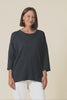 Annie Navy Cotton Top