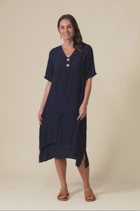 Nala Navy Layers Dress