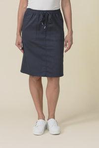 Abigail Navy Drawstring Skirt,Video
