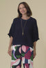 Luela Navy Half Sleeve Knit Jumper,Video