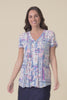 Isobel Pink Mosaic Button Top,Video