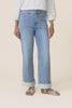 Deb Mid Blue Denim Wide Leg Jeans,video