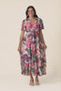 Elva Pink Floral Tie Dress,Video