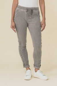 Jaya Mocha Drawstring Pants