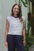 Diana Blue Stripe Bamboo Tee