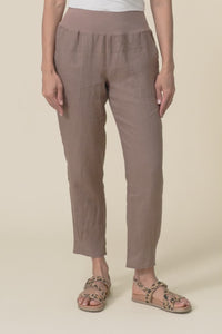 Tatum Mocha Linen Pants,video