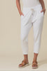 Fundamental Brunch White Cotton Sweatpants,Video