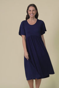 Dalton Navy Crescent Dress,Video