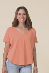 Toronto Orange Cotton Tee,video