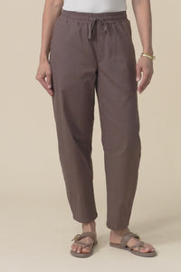 Andy Chocolate Cotton Barrel Pants,Video