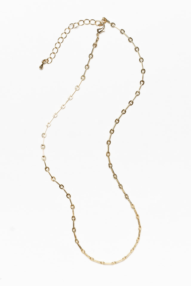 Beatrice Gold Link Necklace image 1
