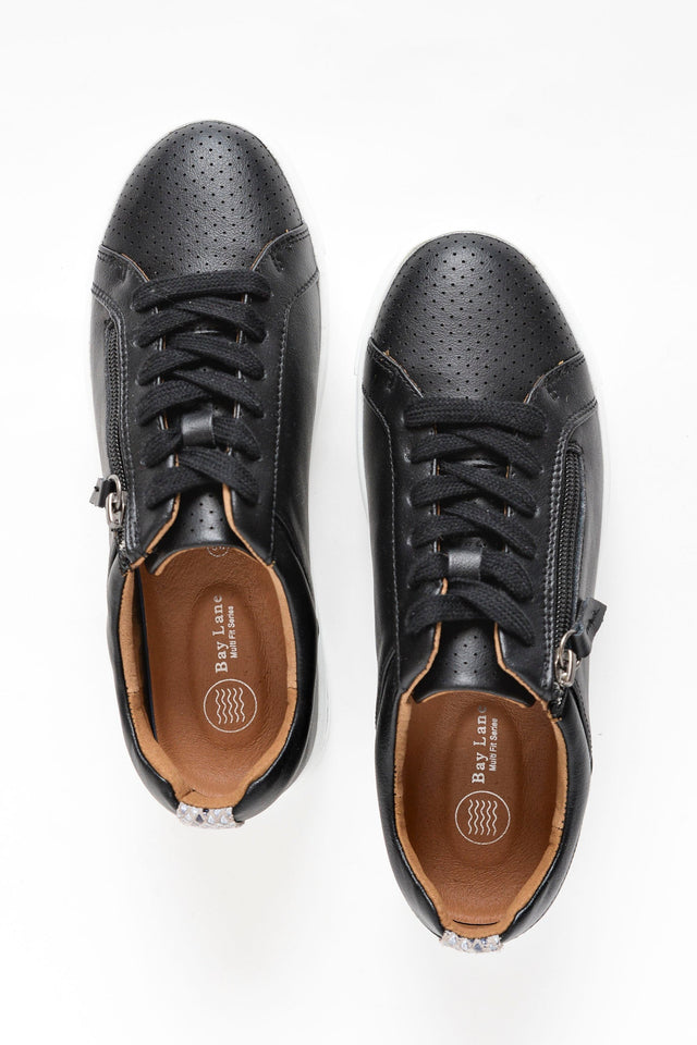 Carissa Black Snake Sneaker