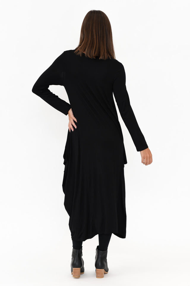 Kendal Black Long Sleeve Dress image 4