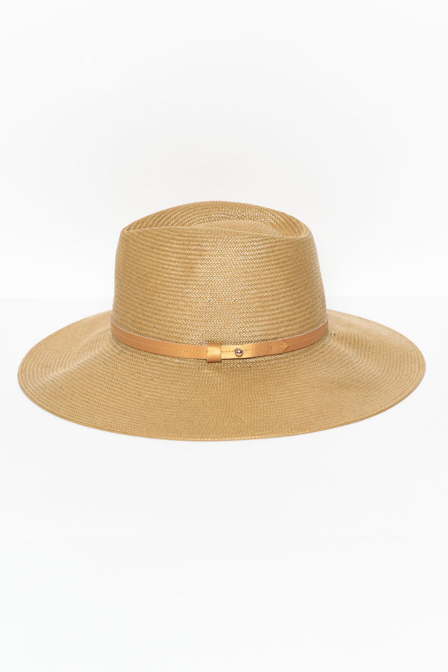 Lorn Tan Wide Brim Fedora