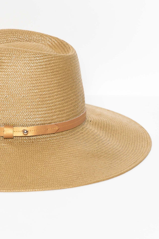 Lorn Tan Wide Brim Fedora