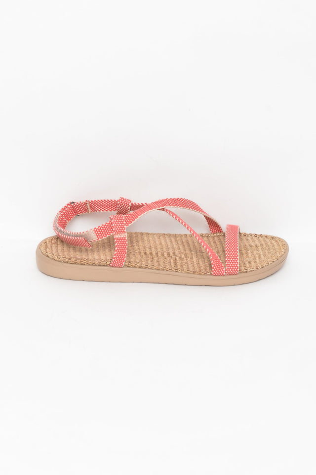 Mari Red Strappy Sandal