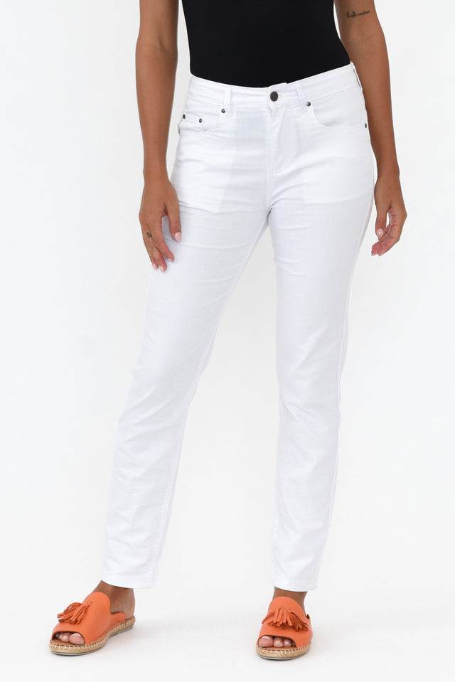 Marvel White Denim Slim Jeans