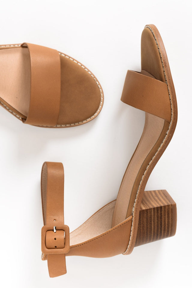 Mickee Tan Leather Heel image 2