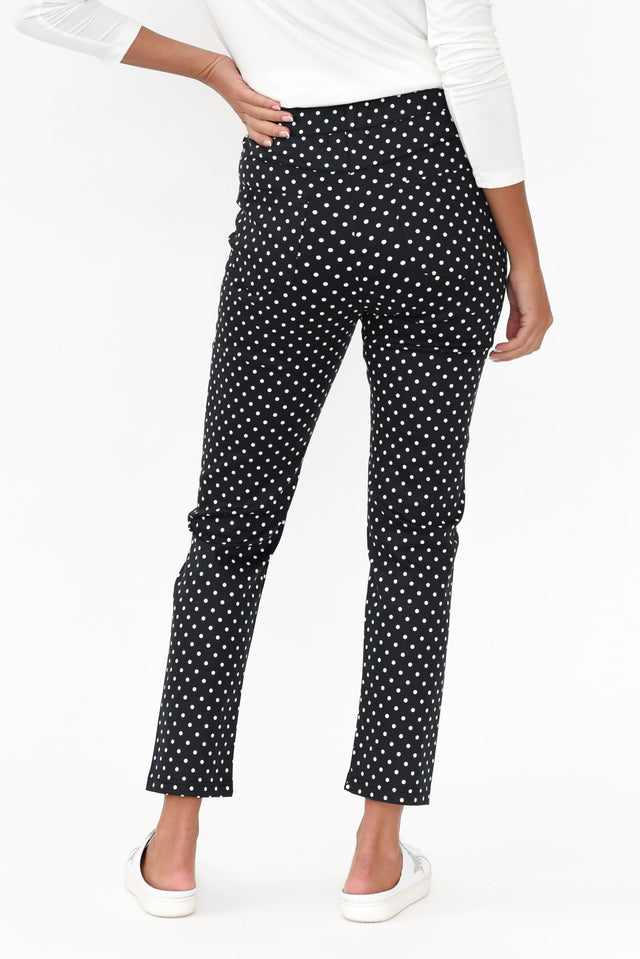 Milo Black Spot Stretch Pants