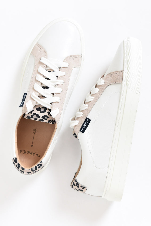 Mim III White/Leopard Print Sneaker image 1