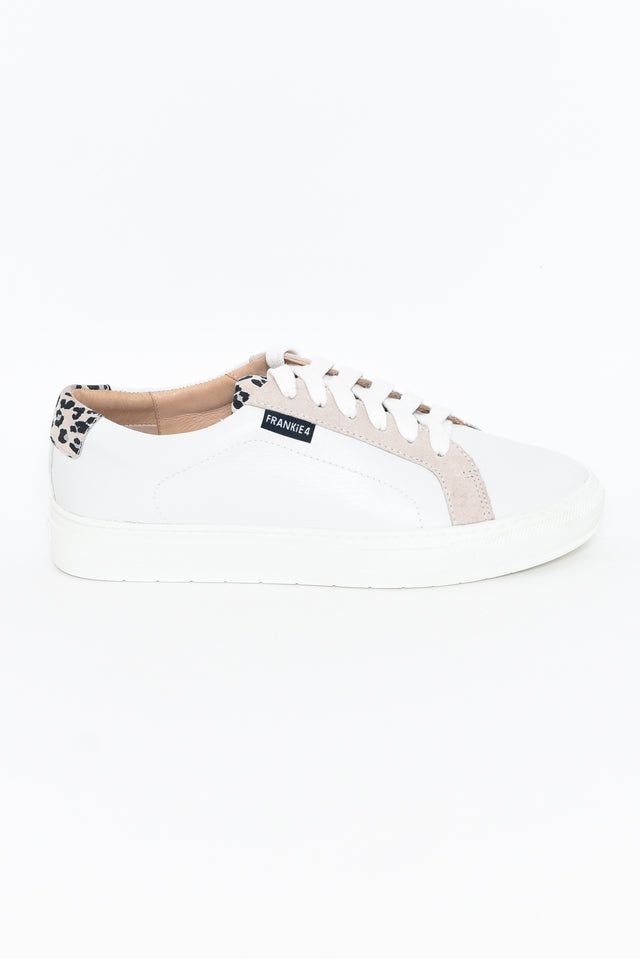 Mim III White/Leopard Print Sneaker