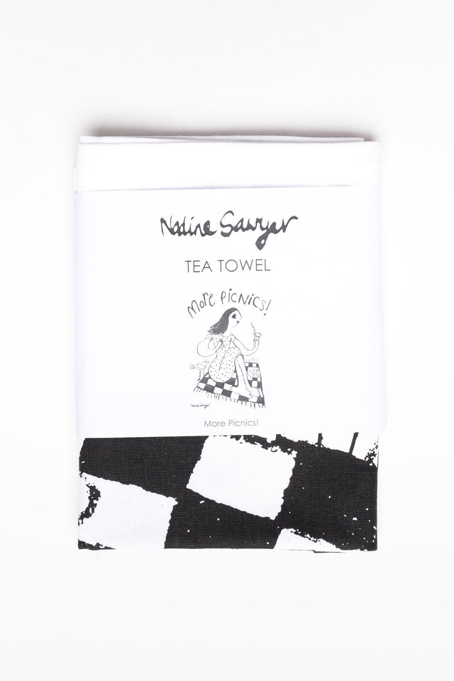 More Picnics Cotton Tea Towel image 2