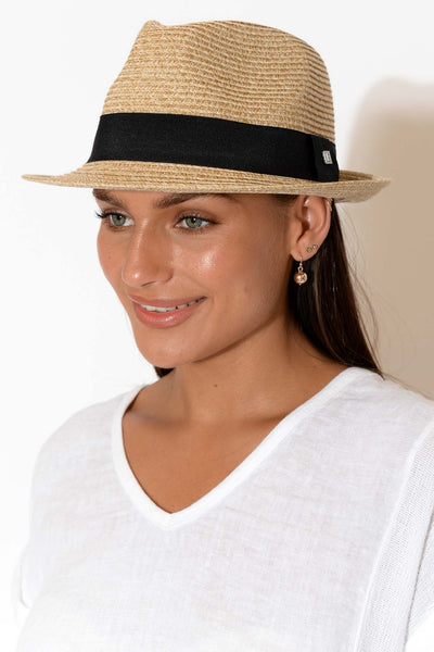 Natural Travel Trilby Hat