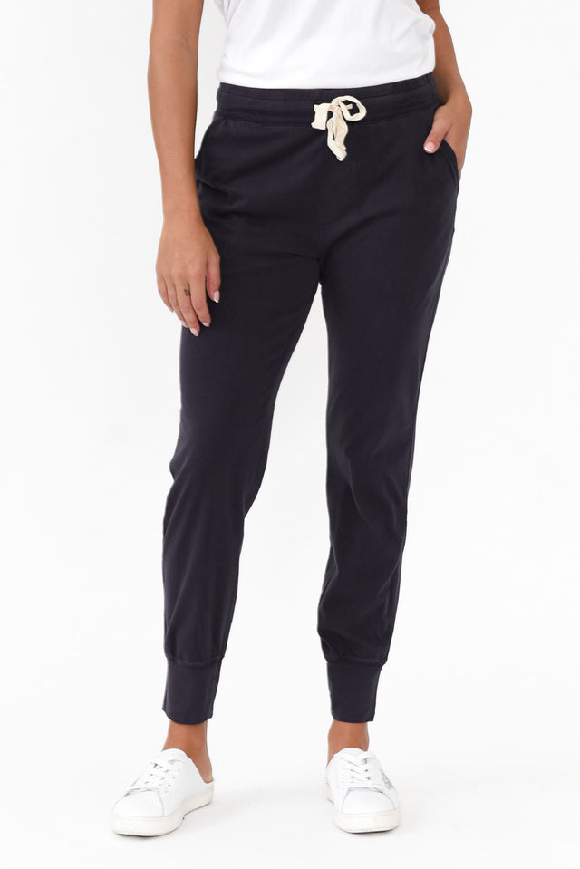Navy Wash Out Lounge Pants