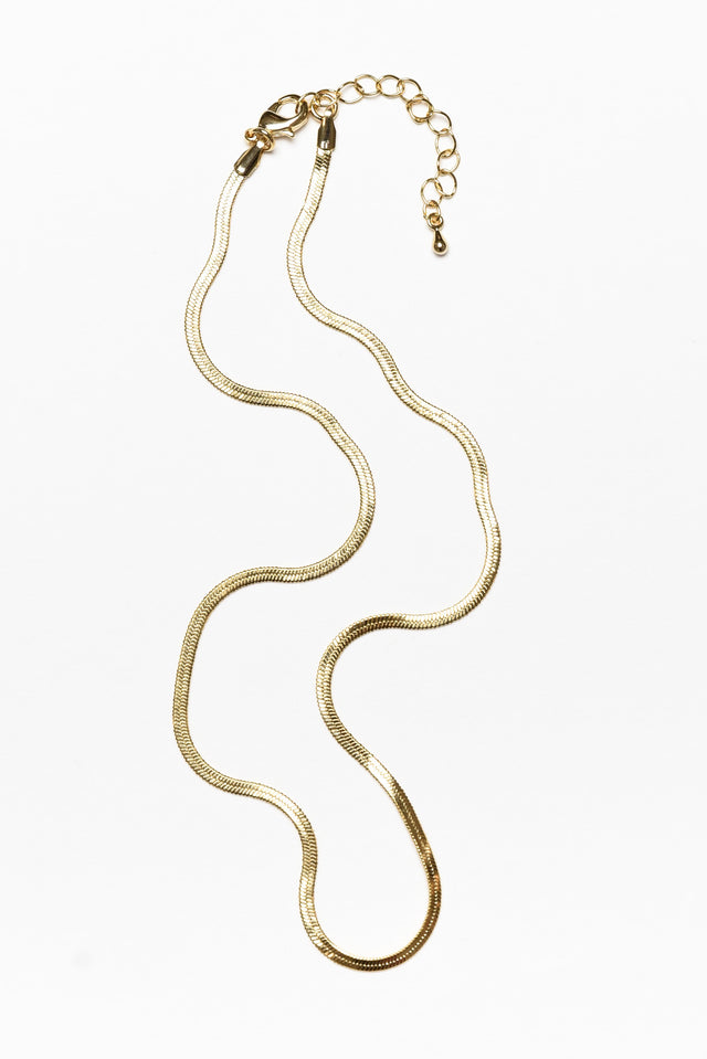 Ren Gold Snake Chain Necklace image 1