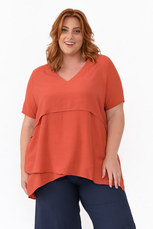 plus-size,curve-tops,plus-size-sleeved-tops,plus-size-cotton-tops,plus-size-work-edit image 8